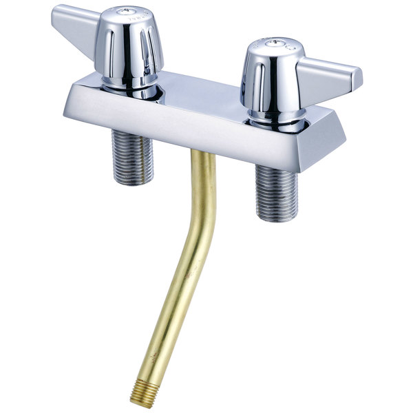 Central Brass Two Handle Shampoo Faucet, NPSM, Polished Chrome, Weight: 2.35 1132-B